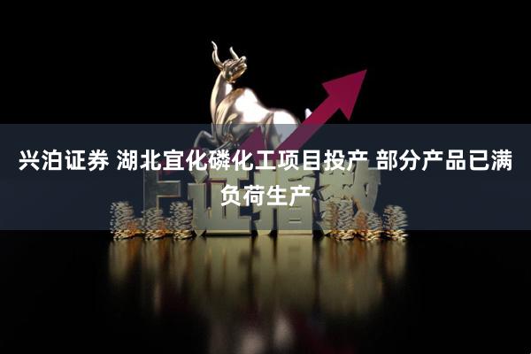 兴泊证券 湖北宜化磷化工项目投产 部分产品已满负荷生产